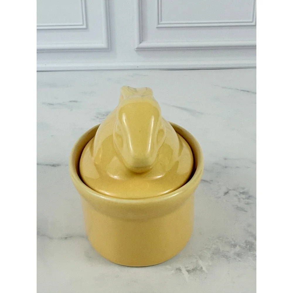 VTG BIA Yellow Bunny Rabbit Ramekin 